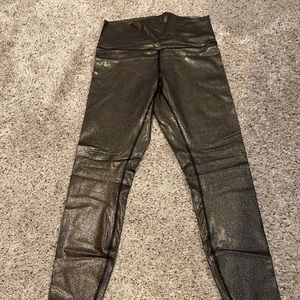 Gold lululemon leggings